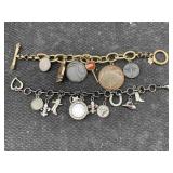 Charm Bracelet Incl Lucky Brand & Geneva Watch