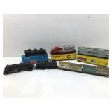 Train cars, HO gauge, South Pacific 2487 metal