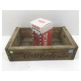 Vintage Coca-Cola wooden crate, 12/68, 5x12x18 &