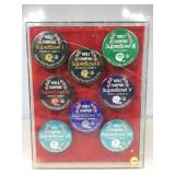 Super bowl pin lot cased