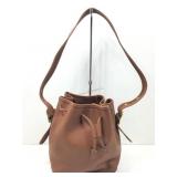Coach vintage saddle tan leather cinch Sac
