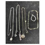 Sterling Silver Chains & More, Tw 8.5g Sz 16in