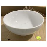 2 Cases of Legle porcelain 7in Bowls from high