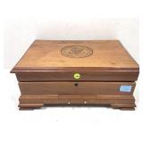 Vtg Clinton Era Presidential Cigar Humidor -