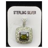 Sterling Silver Pendant W/tag, Tw 7g, Sz 1ï¿½