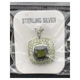 Sterling Silver Pendant W/tag, Tw 7g, Sz 1ï¿½