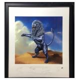 this is a signed lithograph from the Rolling