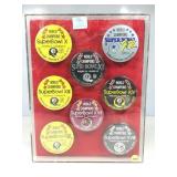 Super bowl pin lot cased