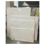 4 canvases, assorted sz largest one is 48x48in