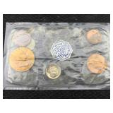 1962 Silver Type Set W/ Silver Coin Fv $0.85