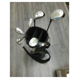 Golden Bear Golf Bag w/clubs