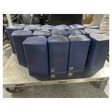 14 D&B audiotechnik E3 Blue speakers, from high