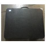 Metal folding table approx 19x45x34in