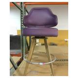 Heavy Purple bar stool