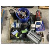 Pallet of hammers, fans, heater & more