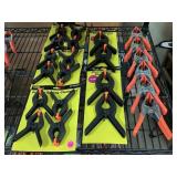 Plastic & Metal clamps, see photos