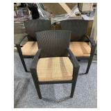 3 Dedon designer Patio chairs, various conditions