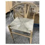 10 Metal Patio chairs w/woven seat From high end