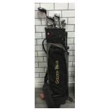 Golden Near golf bag w/clubs