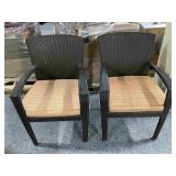 2 Dedon designer Patio chairs, various conditions