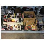 Collection of VHS.