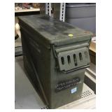 Large Metal Ammo Box.