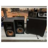 Klipsch Speakers. Largest Approx 18x18x20in