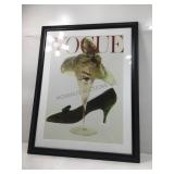 This framed wall art features the iconic October