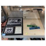 2 Beatles Vinyl Records & Rat Pack PIcture