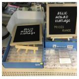 2 New Display Stand. Letters Included.