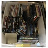 Collection of DVDï¿½s in Storage Container.