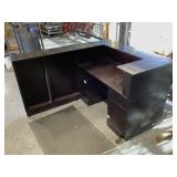 From Reception desk w/stone top from high end