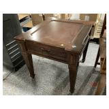 Lane square side table, approx. 28x30x26in