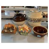 Assorted Pottery. Bowls, Jars & More