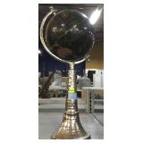Sleek Black Desktop Globe. Approx 21 inches Tall.