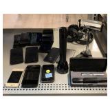 Assorted Phones, Flashlights, & More