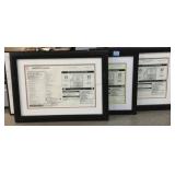 Little Richard Framed Photo and 3 Framed Window