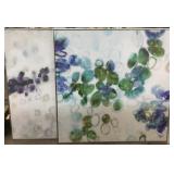 2 Large Paintings on Canvas. Approx 50 x 50.
