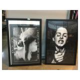 2 Framed Wall Hanging Posters. Joy Division.