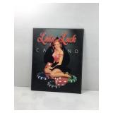 This Ralph Burch lady luck Casino canvas print