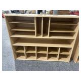 Wood Organizer Shelf 4ft wide