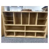 Wood Organizer Shelf 4ft wide