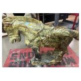 Carved Stone Chinese Tang Dynasty Style Horse