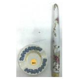 A very small wedgwood white with blue trim