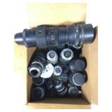 Asstd Loose Camera Lenses. See Photos. As Found,