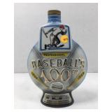 A Jim Beam ceramic bottle in the shape of a