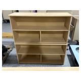 Pair Wood Organizer Shelves - 4ft wide