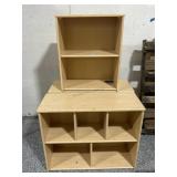 Pair Wood Organizer Shelves - 2 & 3ft wide
