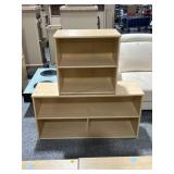 Pair Wood Organizer Shelves - 2 & 4ft wide