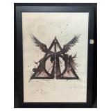 This artwork is a Harry Potter themed framed